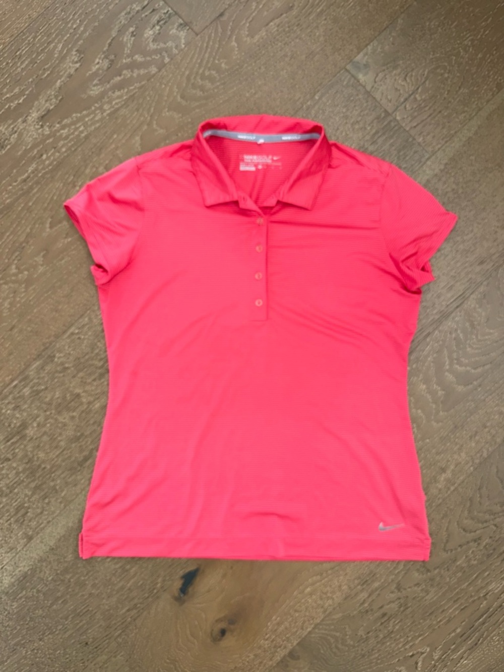 Nike Women’s Hot Pink Short-Sleeve Golf Polo